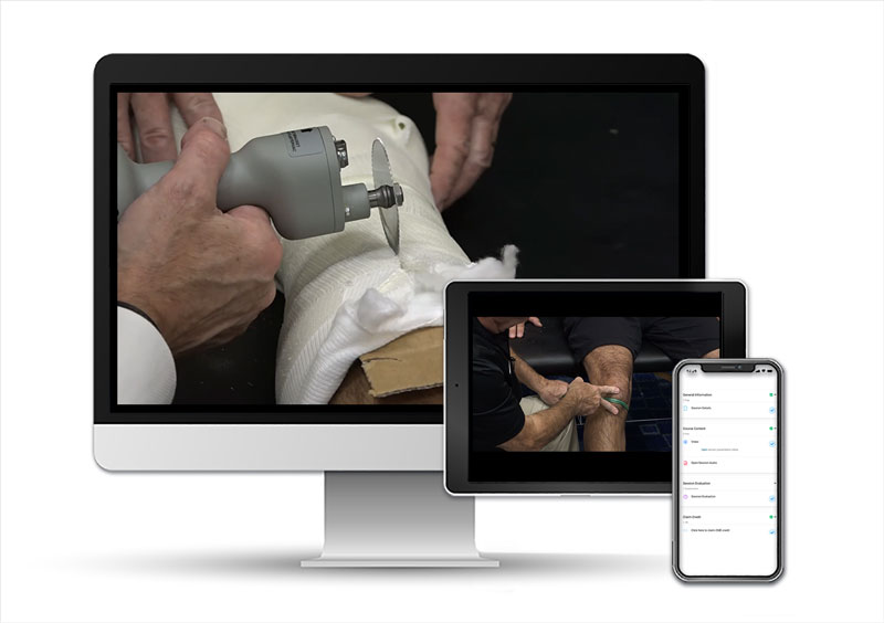 Splinting, Wrapping, Casting, Taping Edition 2 education on multiple screens