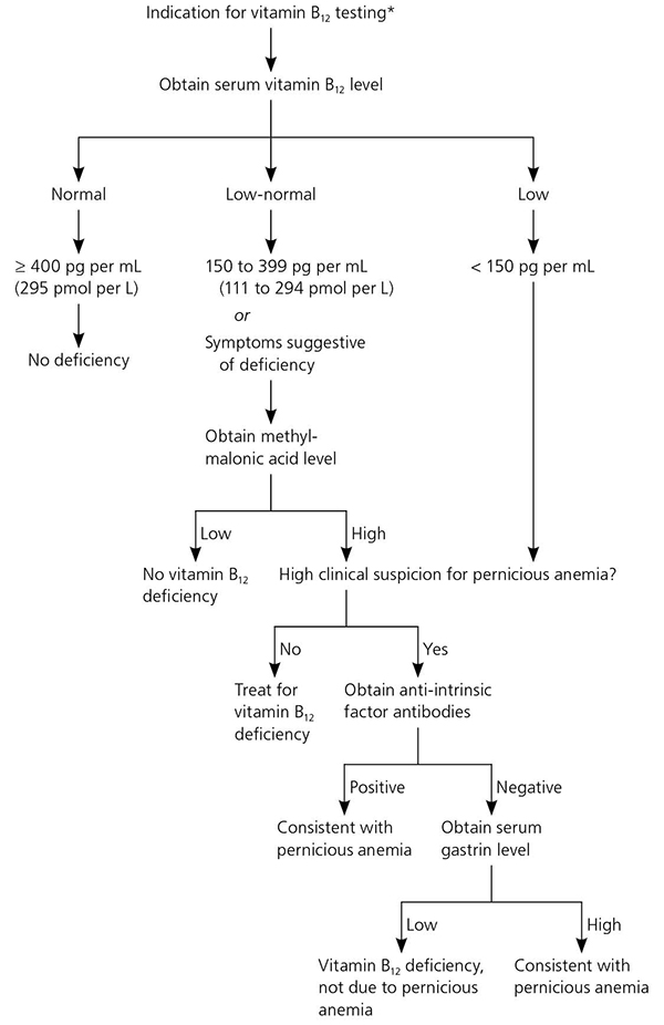 Vitamin B12 Deficiency Recognition And Management AAFP