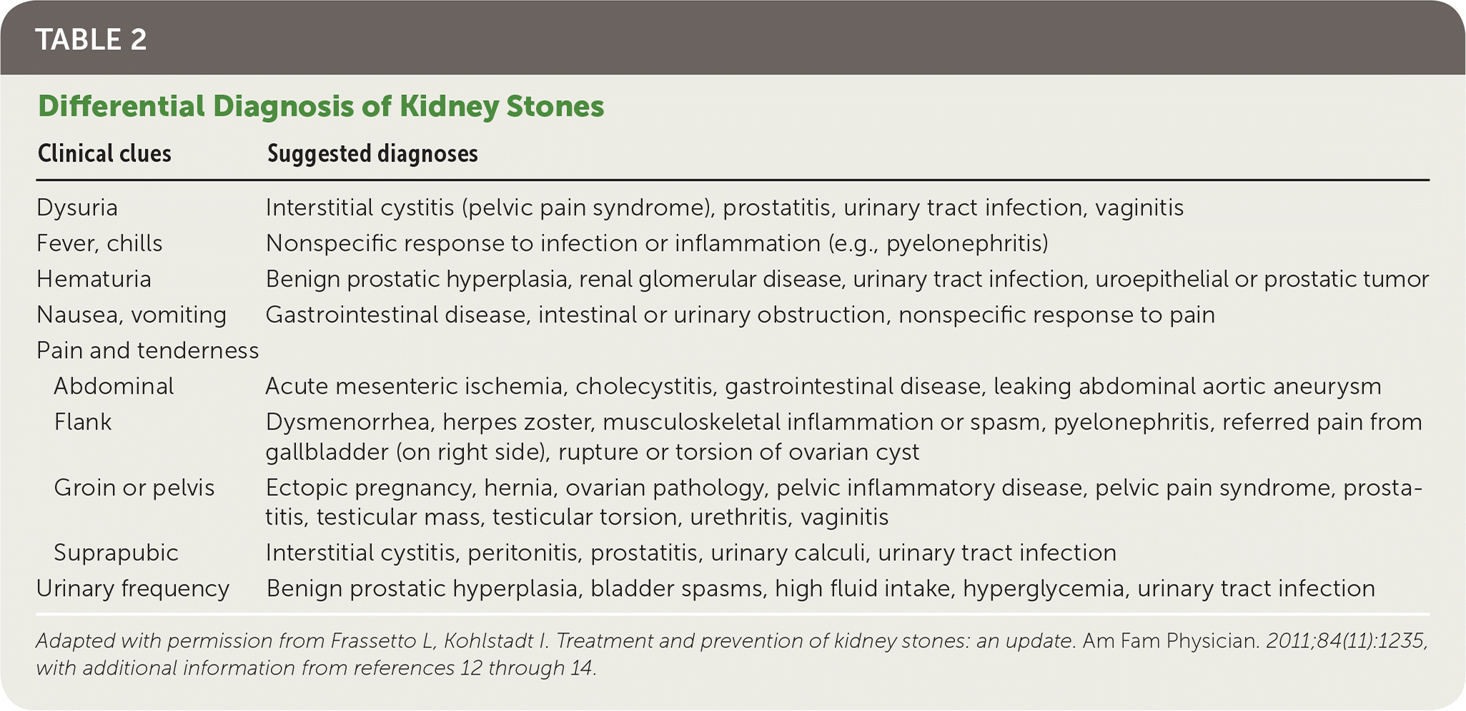 Kidney Stones – A Likely Cause of Flank Pain That Should Not Be Ignored