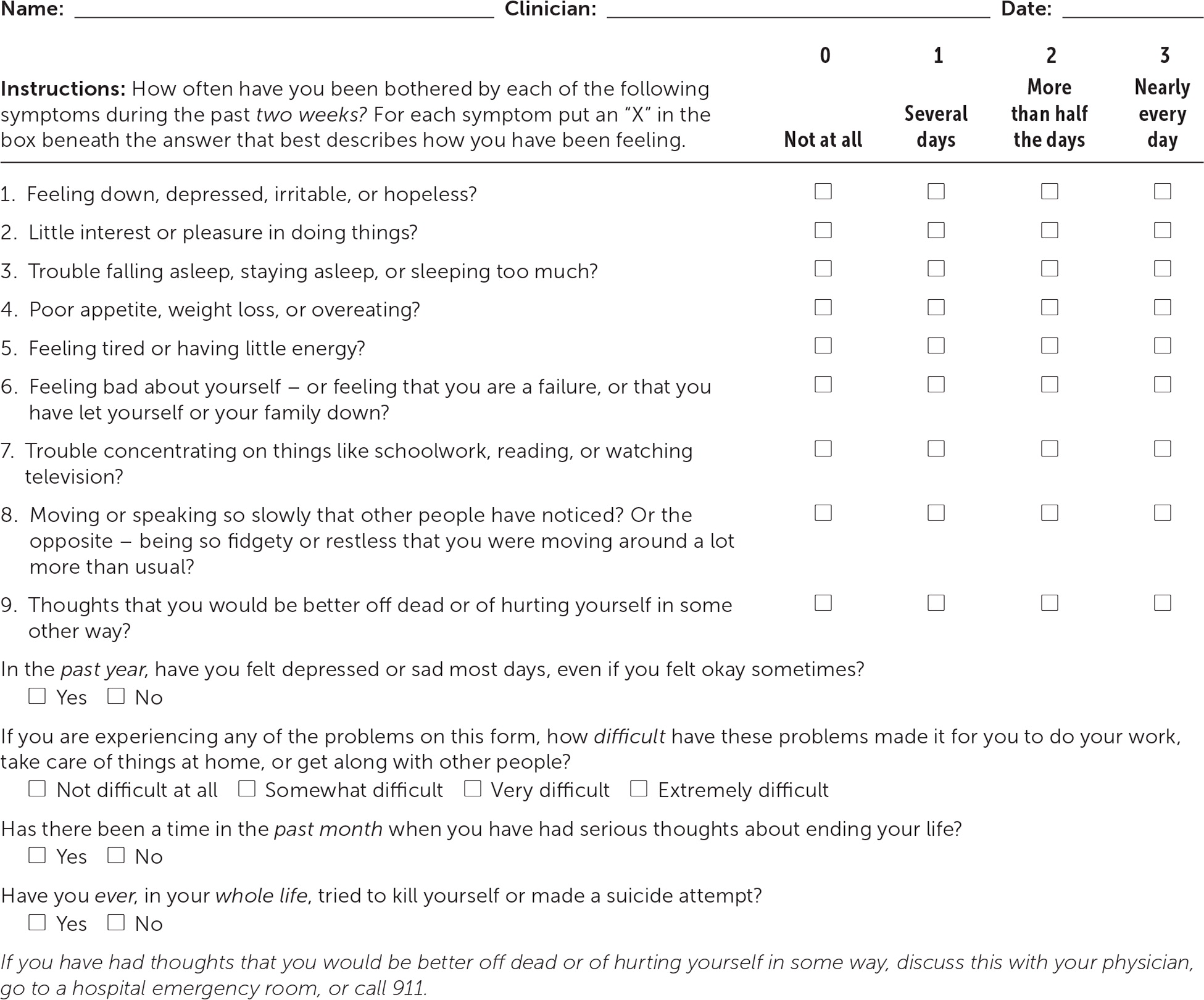 Depression In Children And Adolescents Evaluation And Treatment AAFP