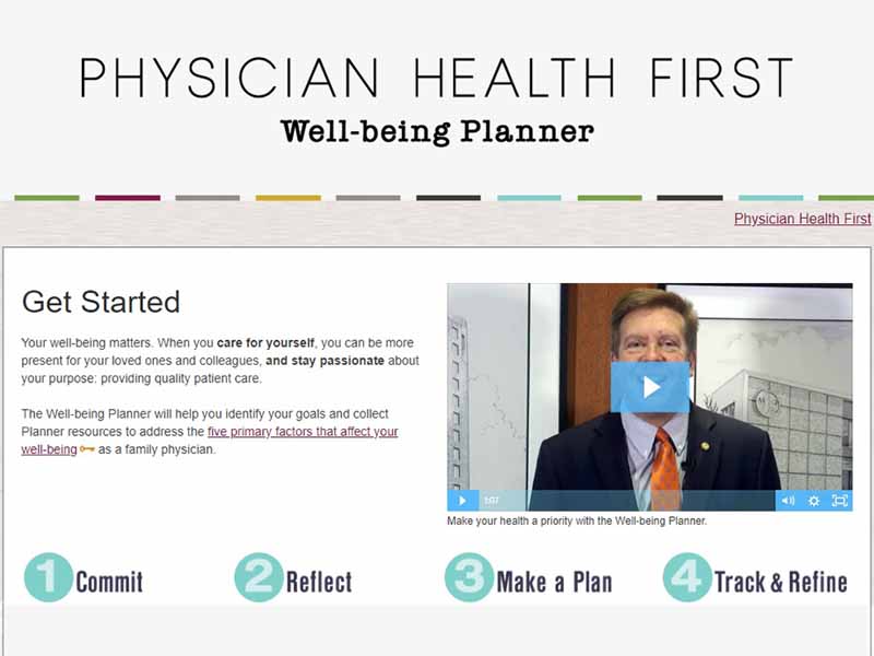 AAFP Rolls Out Wellbeing Planner to Help Fight Burnout AAFP