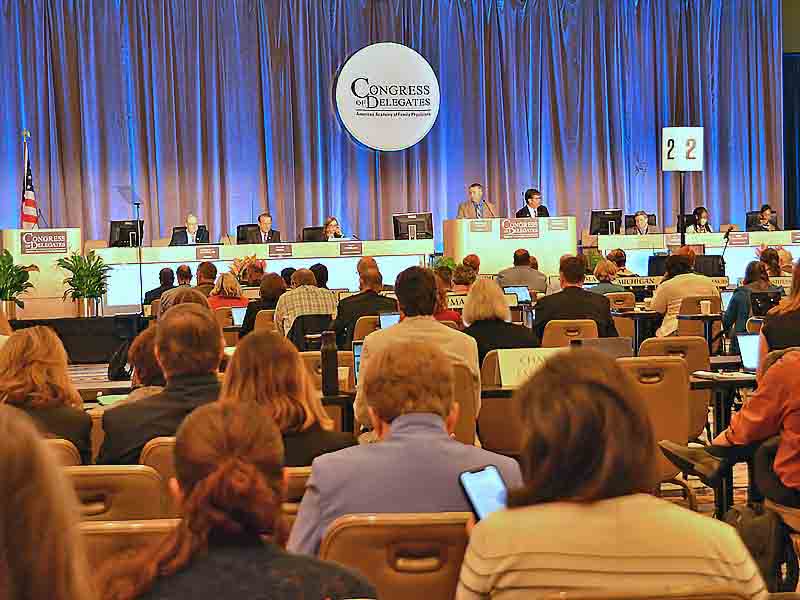 AAFP Members Develop Policy at 2022 Congress of Delegates AAFP