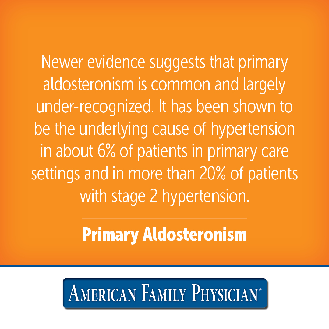 Primary Aldosteronism | AAFP